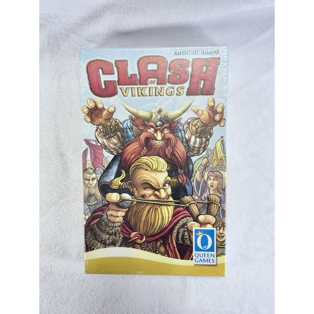 Queen Games Clash of Vikings Board Game NEW Factory Sealed Mint 10271 Bluffing